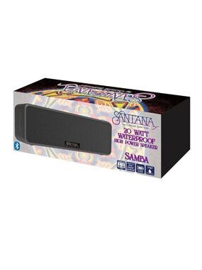SANTANA SAMBA SPEAKER NEW! 20-WATT WATERPROOF HIGH POWER SPEAKER BLACK